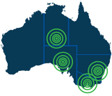 Regions we service Map