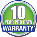 10 Year Pro Rata Warranty