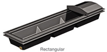 Rectangular Poly Trough