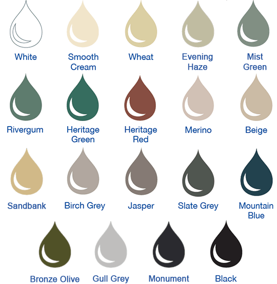 Water Tank Colours Water Tank Colours