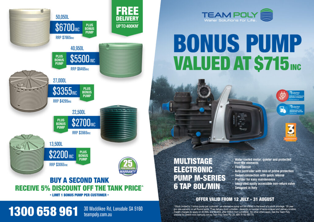Team Poly July and August Special - Bonus Pump + Discounted Prices